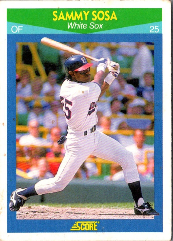 1990 Score Rising Stars Sammy Sosa #35