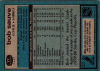 1981 Topps Bob Sauve #E77