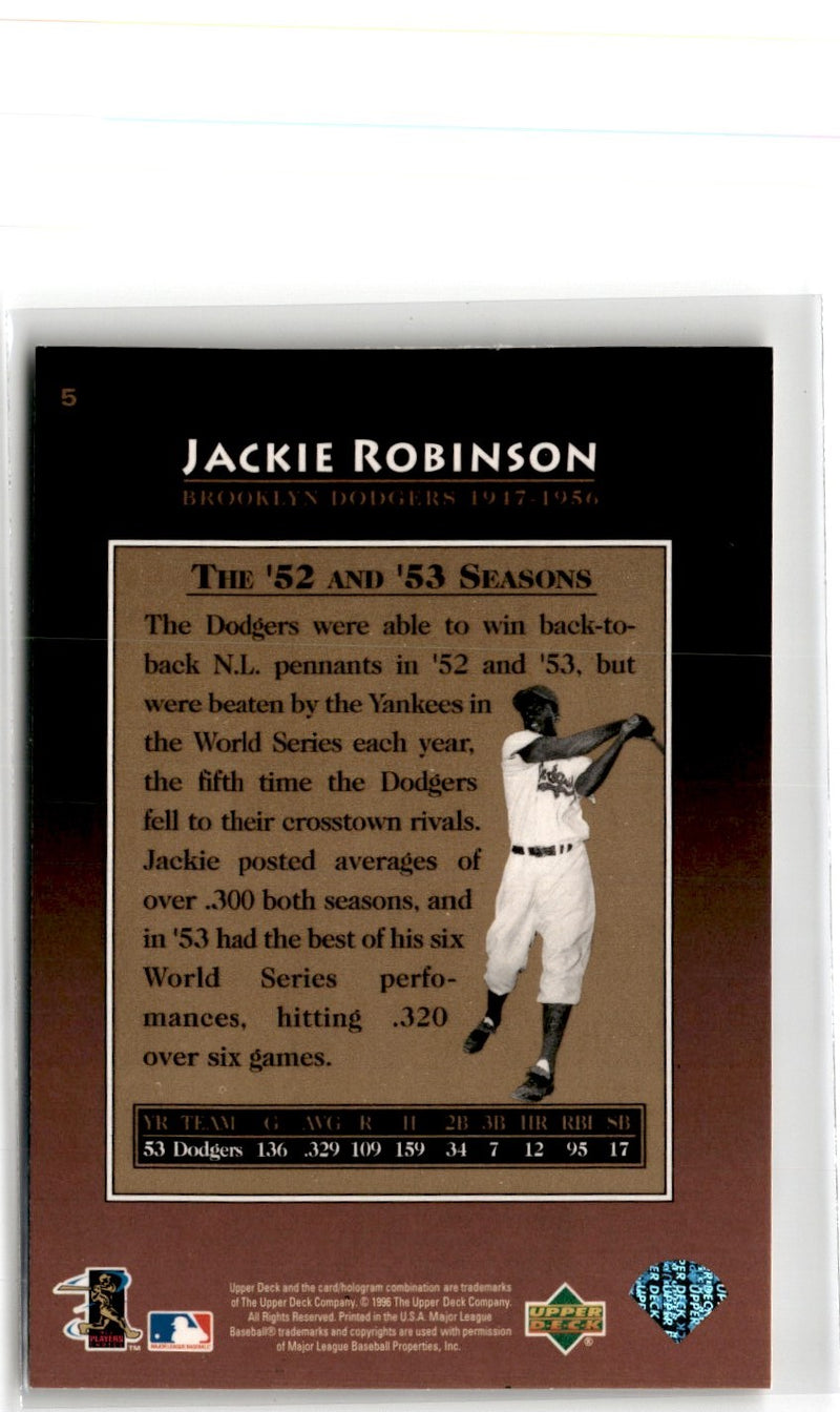 1996 Metallic Impressions Jackie Robinson Jackie Robinson