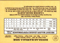 1985 Donruss Doug Sisk #441