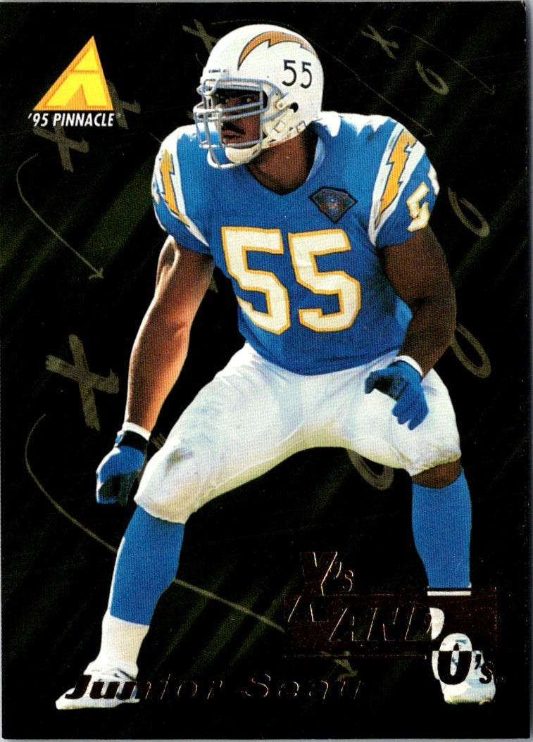 1995 Pinnacle Club Collection Junior Seau