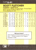1986 Fleer Update Scott Fletcher #U-41