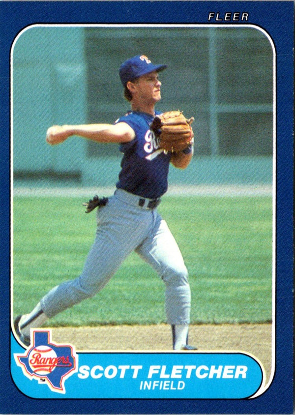 1986 Fleer Update Scott Fletcher #U-41