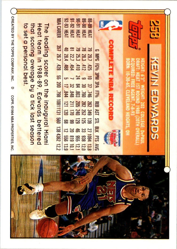 1993 Topps Kevin Edwards