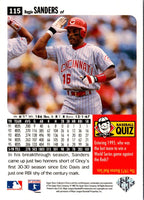 1996 Collector's Choice Reggie Sanders #115