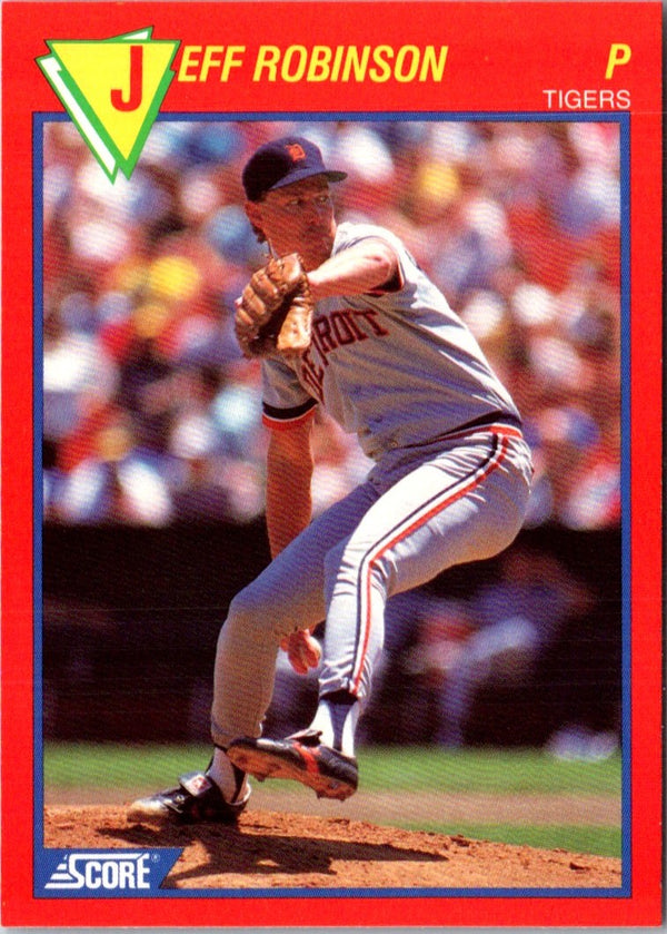 1989 Score Baseball's 100 Hottest Players Jeff Robinson #34