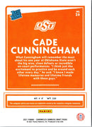 2021 Panini Chronicles Draft Picks Orange Cade Cunningham