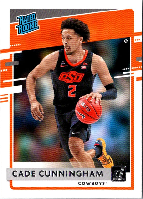 2021 Panini Chronicles Draft Picks Orange Cade Cunningham #26