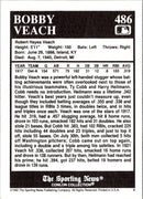 1992 Conlon Collection TSN Bobby Veach