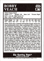 1992 Conlon Collection TSN Bobby Veach #486