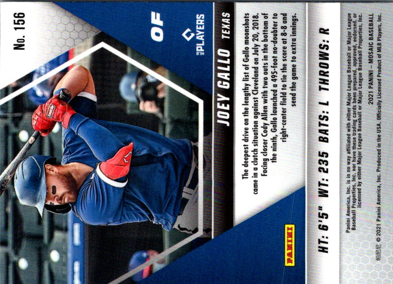 2021 Panini Mosaic Joey Gallo