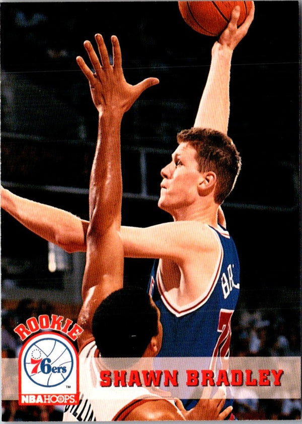 1993 Hoops Shawn Bradley #385 Rookie