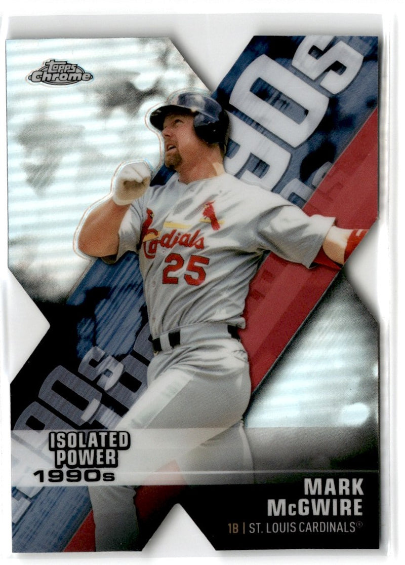 2020 Topps Chrome Decade of Dominance Die Cut Mark McGwire