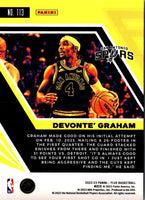 2022 Panini Flux Devonte' Graham #113