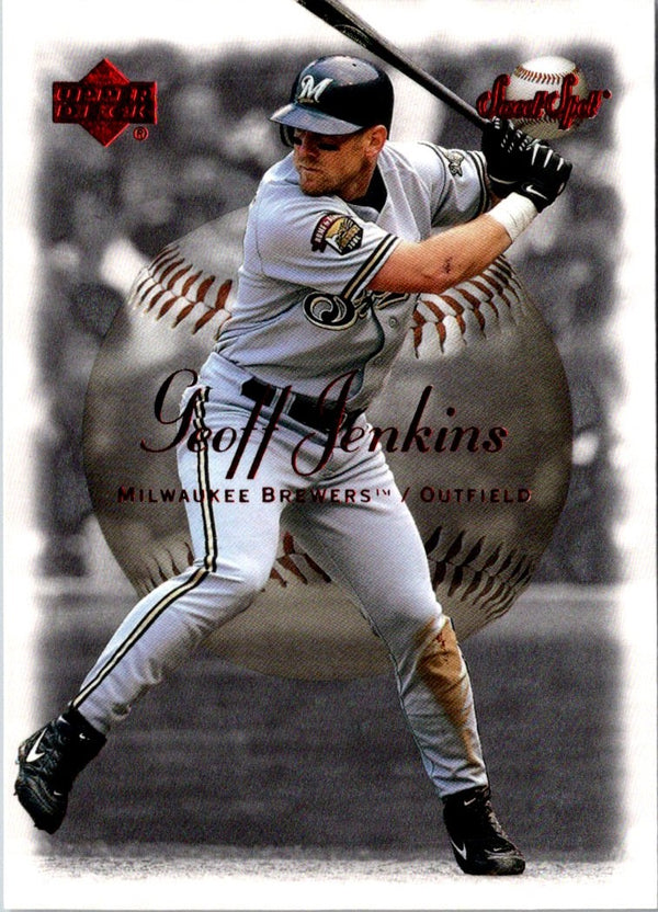 2001 Upper Deck Sweet Spot Geoff Jenkins #107