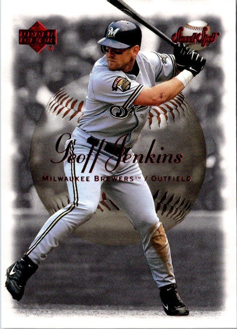 2001 Upper Deck Sweet Spot Geoff Jenkins