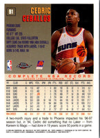 1997 Topps Cedric Ceballos #91