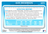 2011 Bowman Chrome Prospects Alex Dickerson #BDPP27