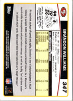 2006 Topps Brandon Williams #347 Rookie
