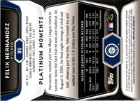 2012 Bowman Platinum Felix Hernandez #85