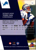 1999 Collector's Edge First Place Terry Fair #54