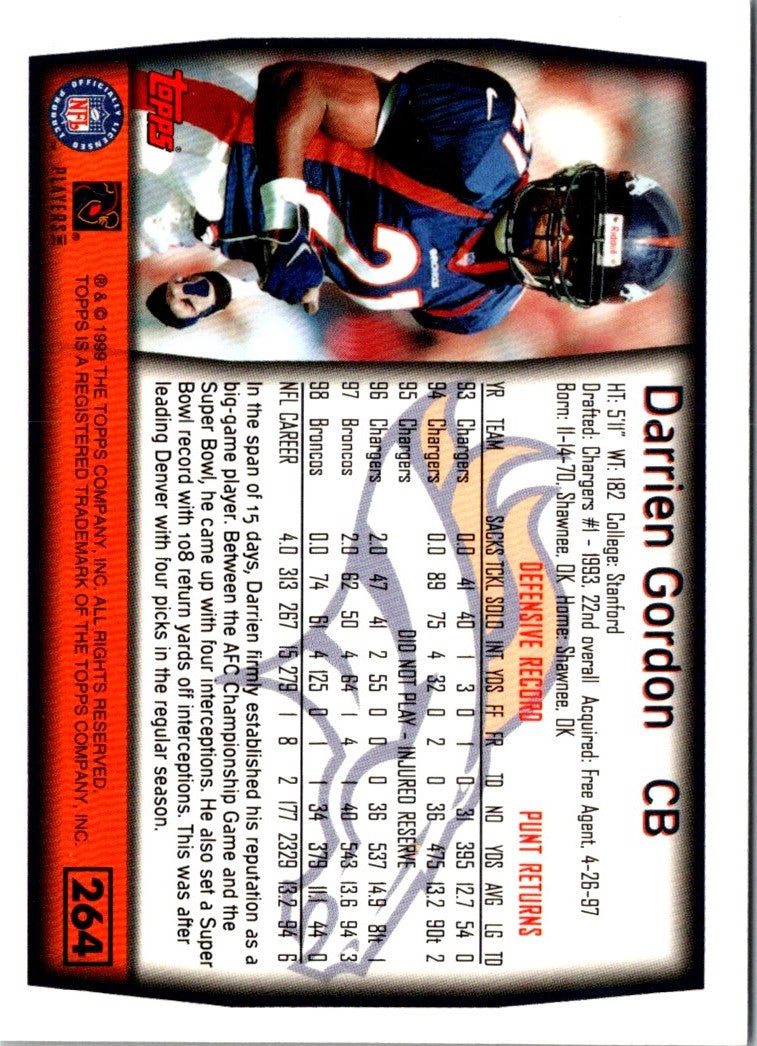 1999 Topps Collection Darrien Gordon