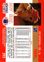 1990 Pro Set Joe Montana #293