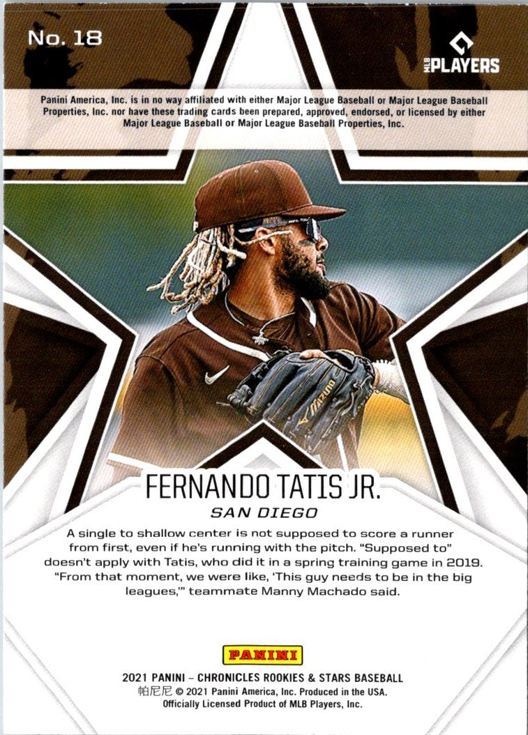 2021 Panini Chronicles Rookies & Stars Fernando Tatis Jr.