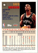 1997 Topps David Robinson