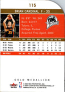 2004 Ultra Gold Medallion Brian Cardinal