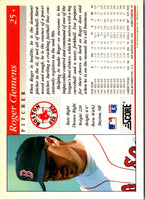 1994 Score Roger Clemens #25