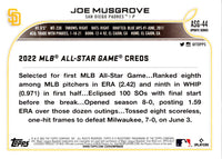 2022 Topps Update 2022 MLB All-Star Game Joe Musgrove #ASG-44