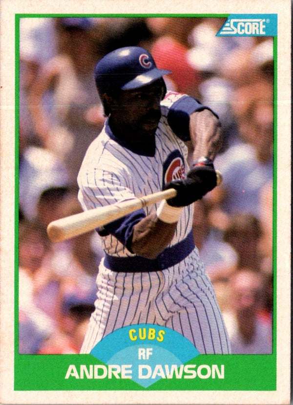 1989 Score Andre Dawson #2