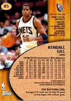 1999 Stadium Club Kendall Gill #85