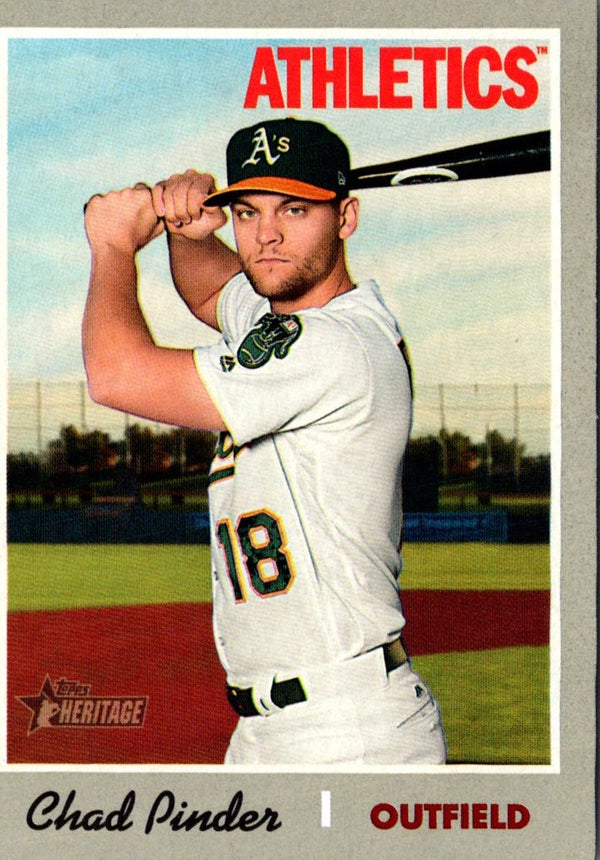 2019 Topps Heritage Chad Pinder #259