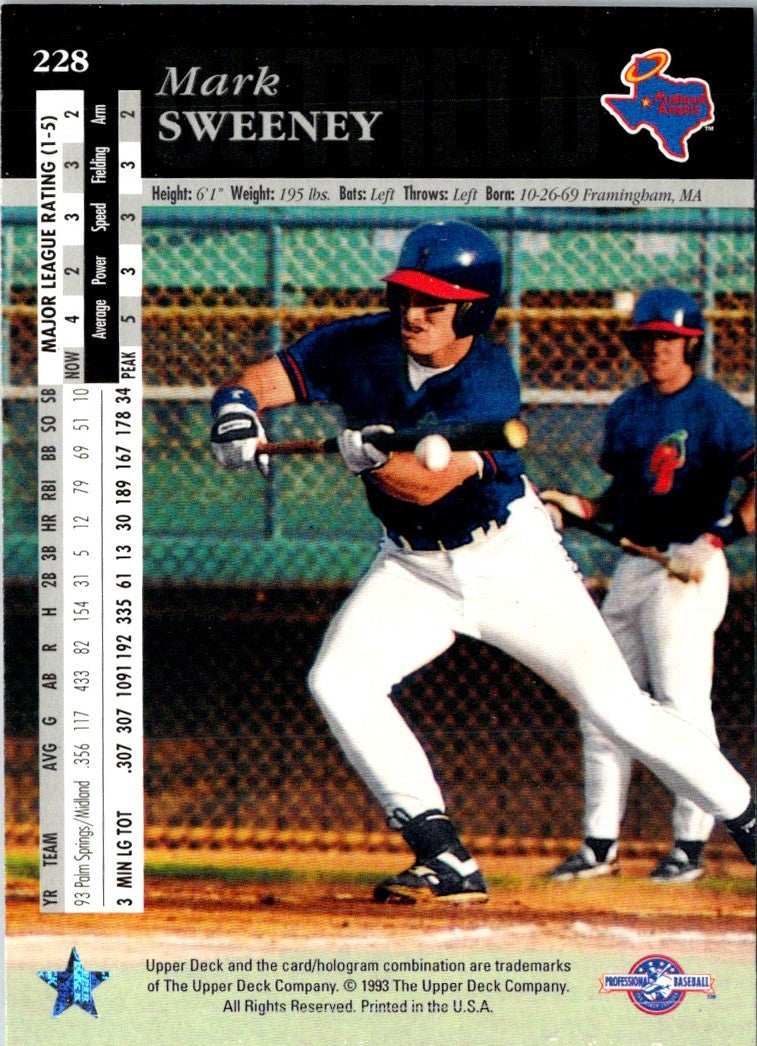 1994 Upper Deck Minors Mark Sweeney