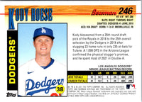 2021 Bowman Heritage Kody Hoese #246