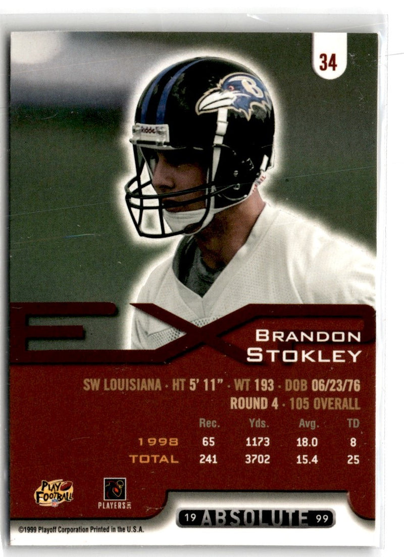 1999 Playoff Absolute EXP Brandon Stokley