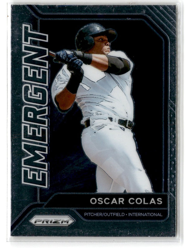 2021 Panini Prizm Emergent Oscar Colas #EM4