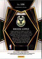 2021 Panini Select Blue Brook Lopez #106