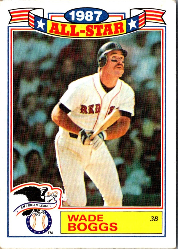 1988 Topps Glossy All-Stars Wade Boggs #4