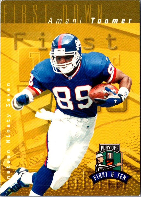 1997 Playoff First & Ten Amani Toomer #168