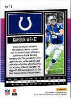 2022 Score Carson Wentz #11