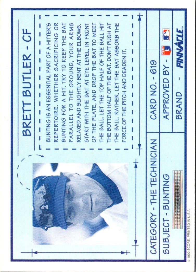 1992 Pinnacle Brett Butler