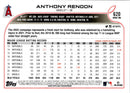 2022 Topps Anthony Rendon