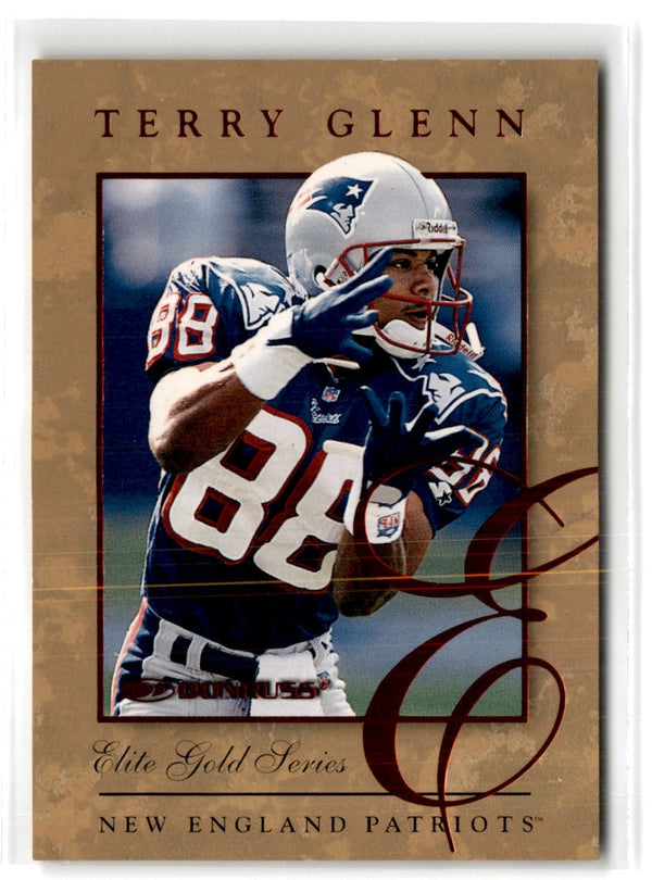 1997 Donruss Elite Gold Promo Terry Glenn #18