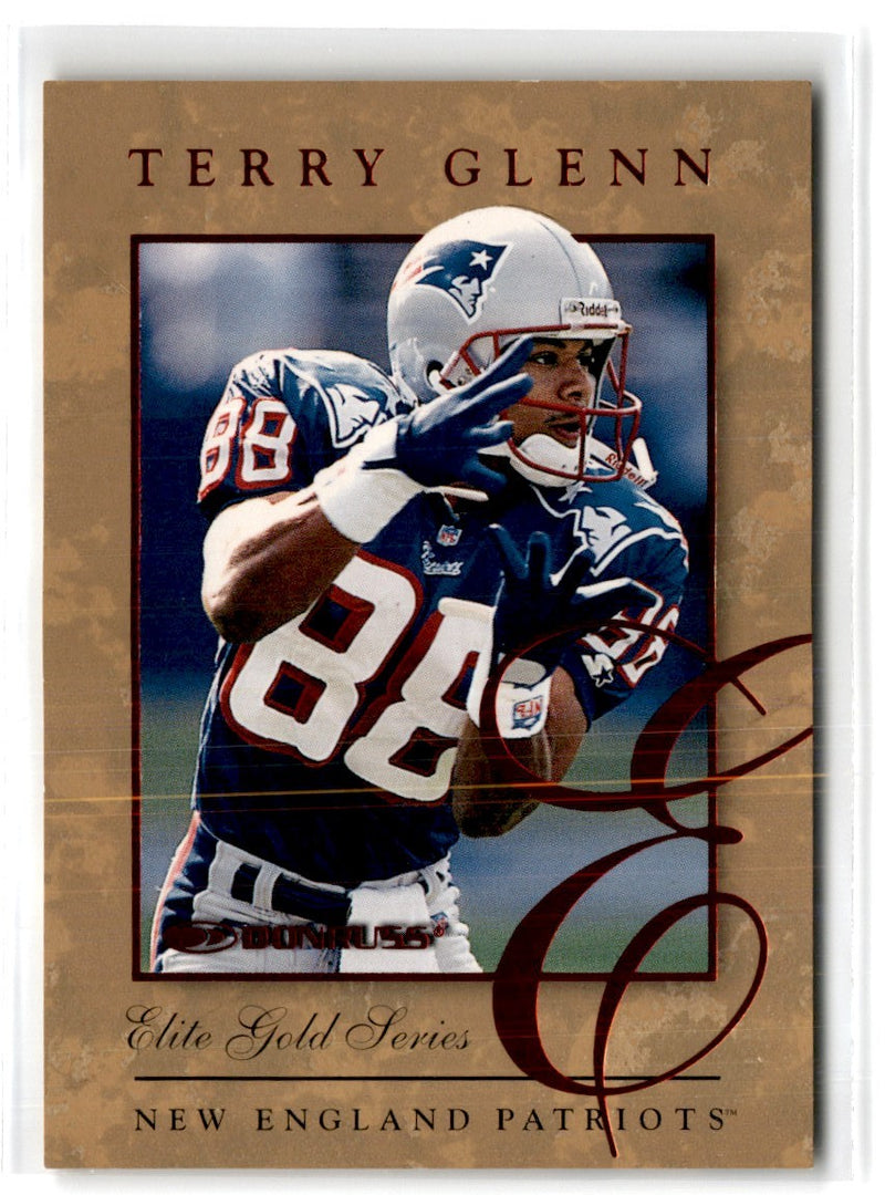 1997 Donruss Elite Gold Promo Terry Glenn