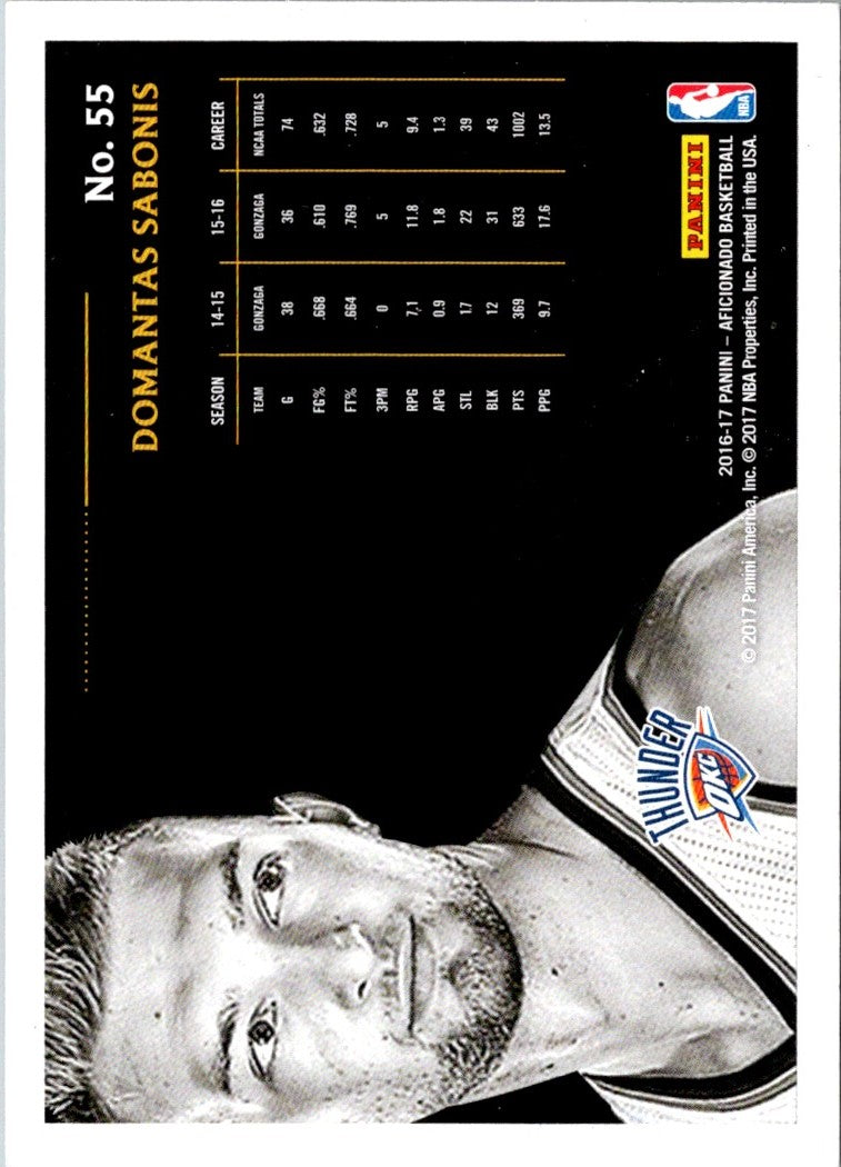 2017 Panini Domantas Sabonis