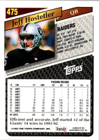 1993 Topps Jeff Hostetler #475