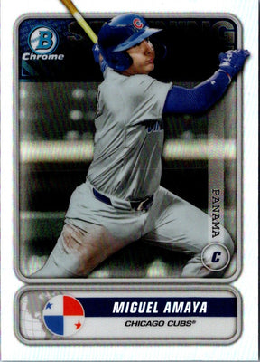 2020 Bowman Chrome Miguel Amaya #AFL-MA